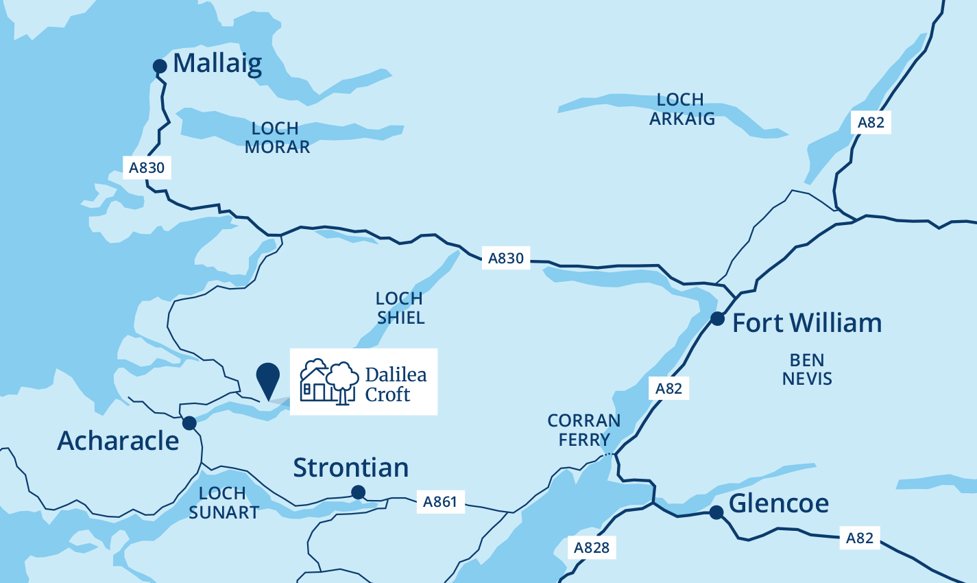 Map of Dalilea Croft location
